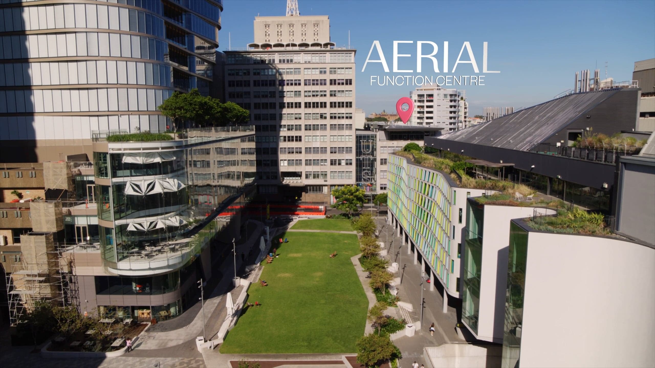 Aerial Function Centre — rooftop in Ultimo, Sydney